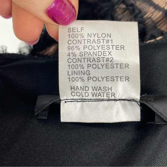 TADASHI SHOJI OT85851MQ RUCHED FLORAL LACE SCOOP NECK CAP SLEEVE SHEATH DRESS - Picture 14 of 15